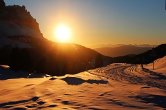 Sonnenuntergang am Würzjoch