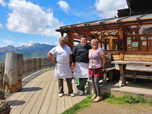 Die Hütte wird von der netten Familie Gogl betrieben.