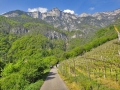 Traminer Höhenweg im Frühling