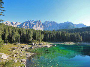 Karersee mit Latemar