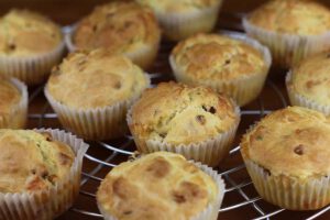 Muffins beim Abkühlen