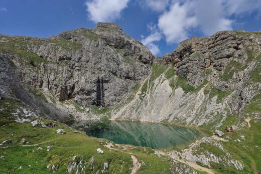 Wanderung Campolongopass Boé-See, Bild 12